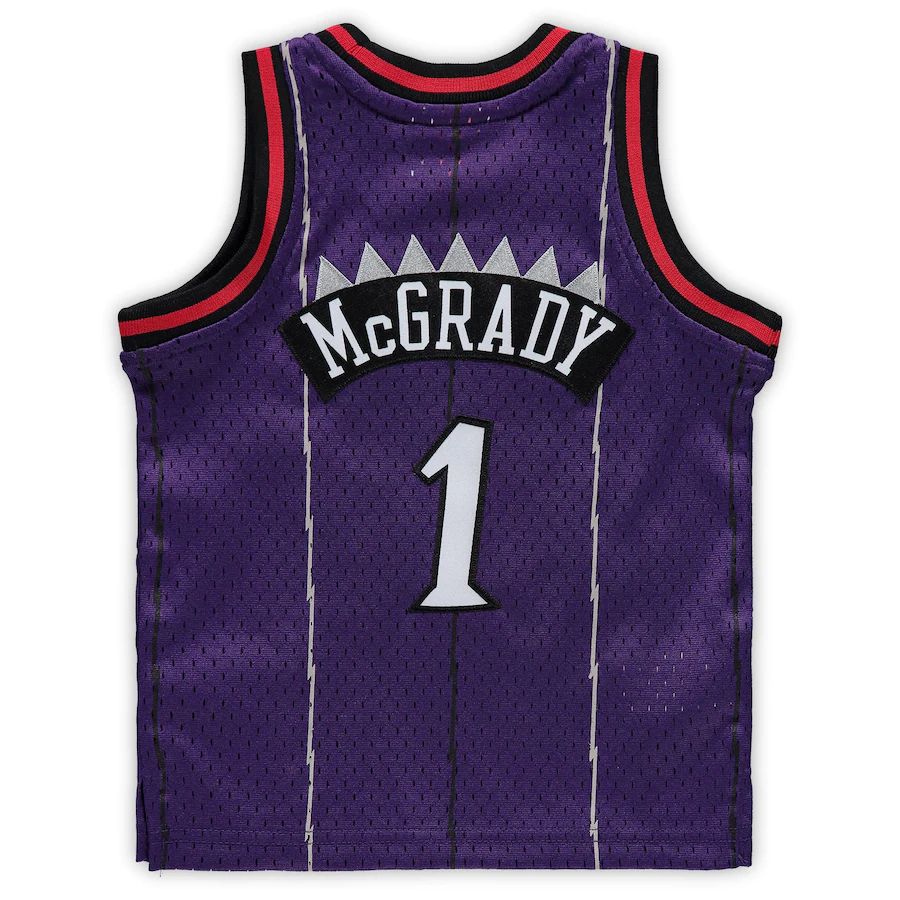 Custom #1 Purple 1998 TOR Basketball Shirt Top