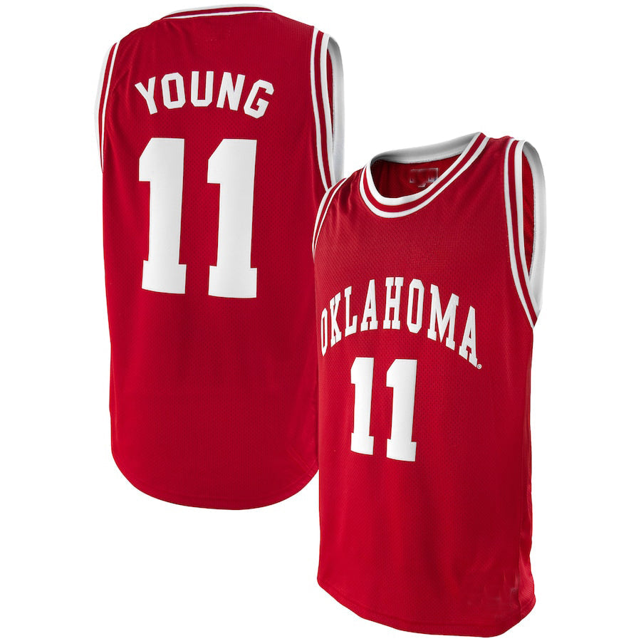 Custom #11 Crimson Retro Basketball Shirt Top