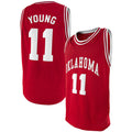 Custom #11 Crimson Retro Basketball Shirt Top