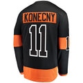 Custom #11 Black PHI Hockey Shirt Top
