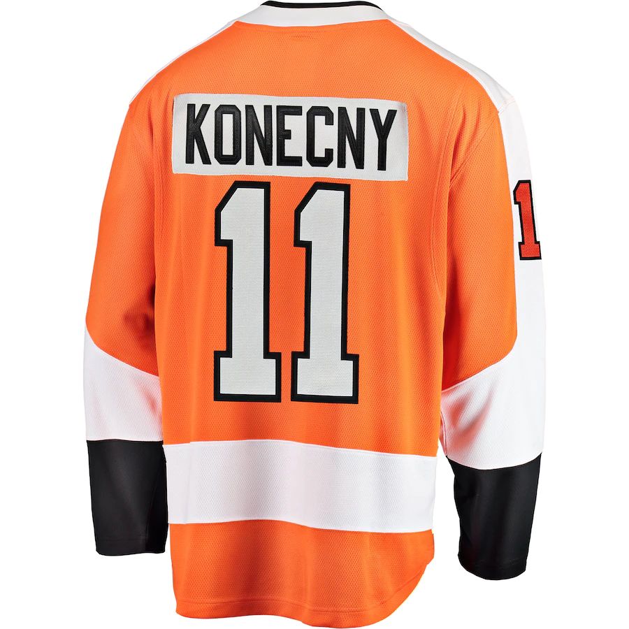 Custom #11 Orange PHI Hockey Shirt Top