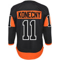 Custom #11 Black PHI Hockey Shirt Top