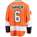Custom #6 Orange PHI Hockey Shirt Top