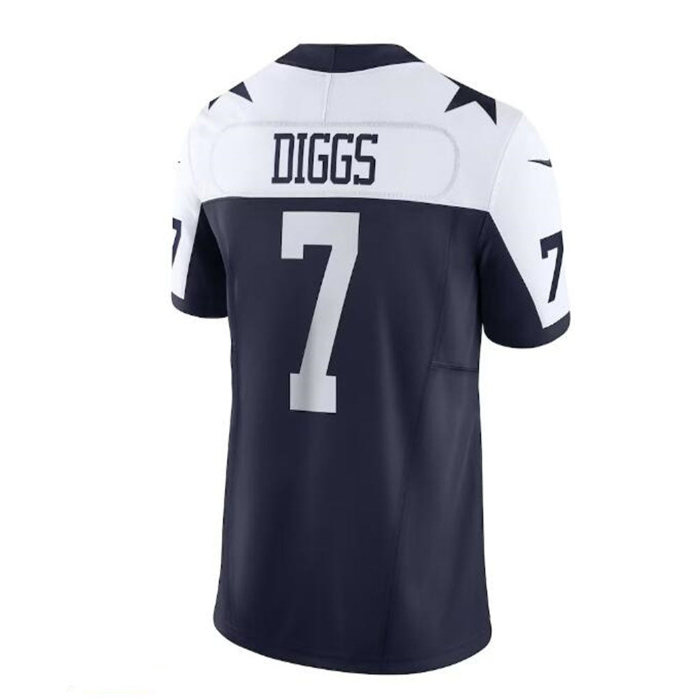 Custom #7 Navy DAL Football Shirt Top