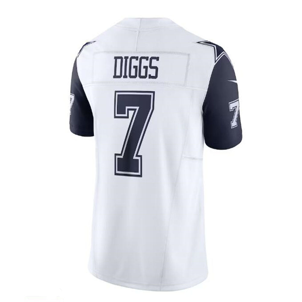 Custom #7 Navy DAL Football Shirt Top