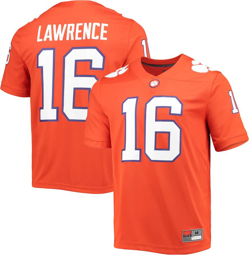 Custom #16 Orange 2021 College Shirt Top