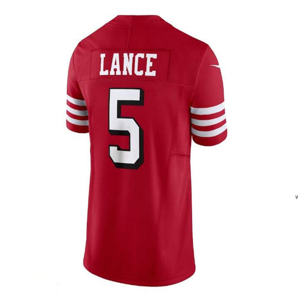 Custom #5 Scarlet SF Football Shirt Top