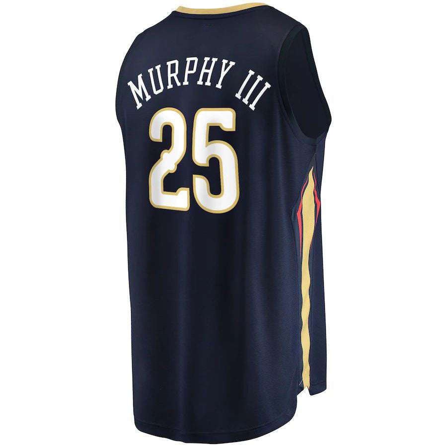 Custom #25 Navy 2021 NOP Basketball Shirt Top