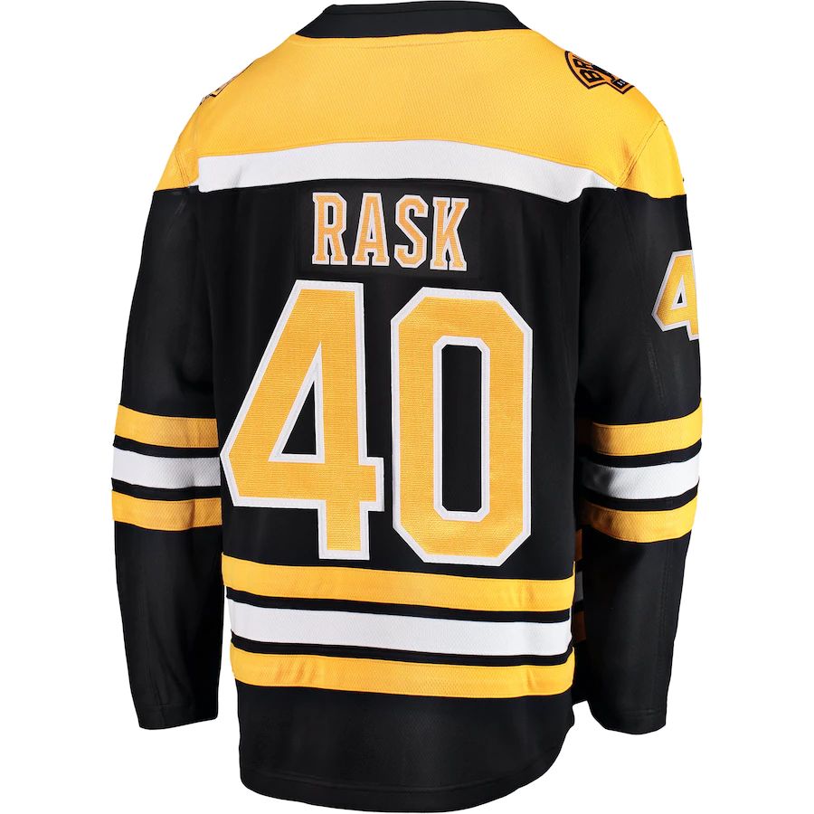 Custom #40 Black BOS Hockey Shirt Top