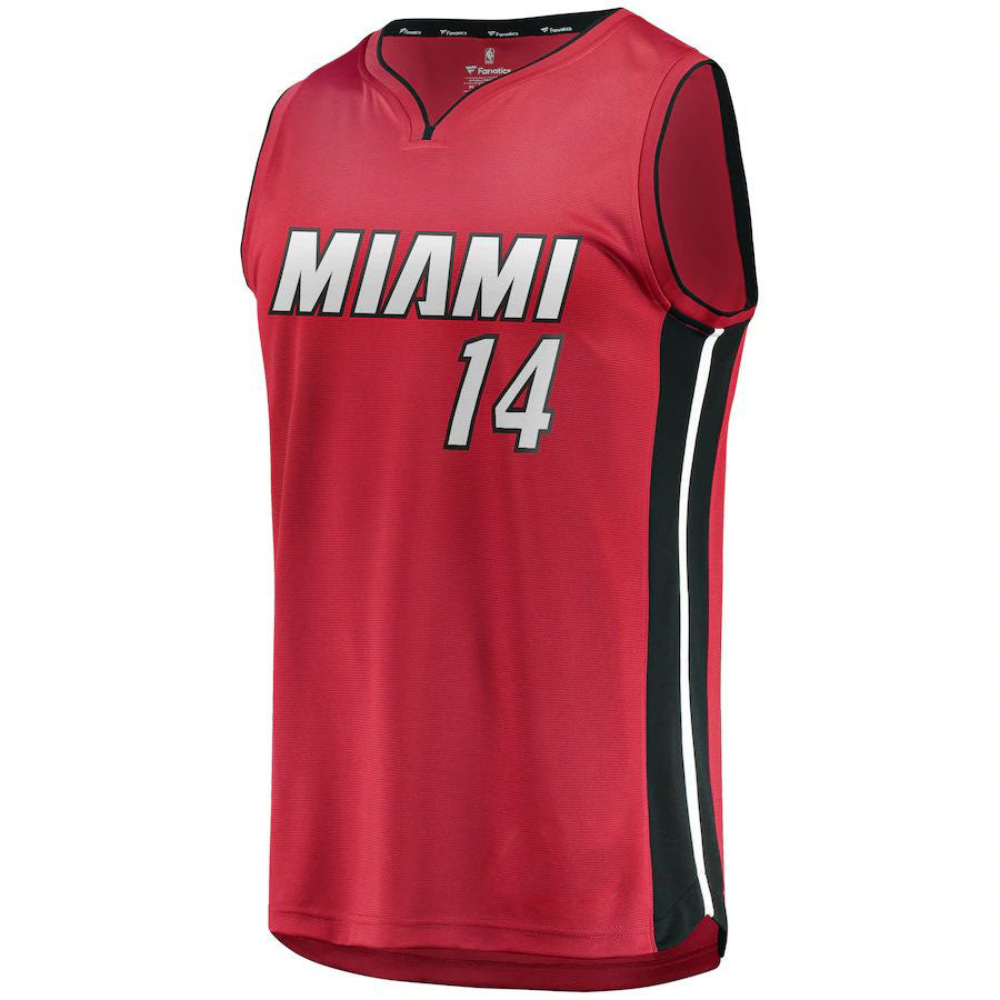 Custom #14 Red MIA Basketball Shirt Top