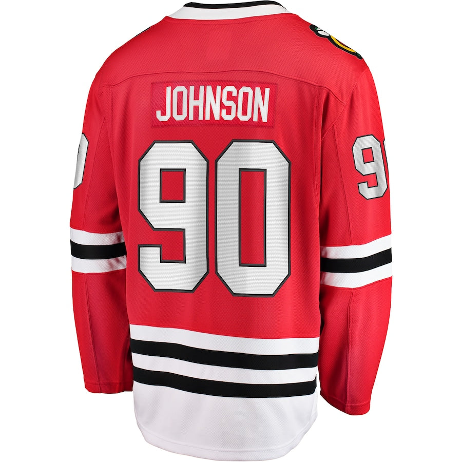 Custom #90 Red CHI Hockey Shirt Top