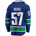 Custom #57 Blue VAN Hockey Shirt Top
