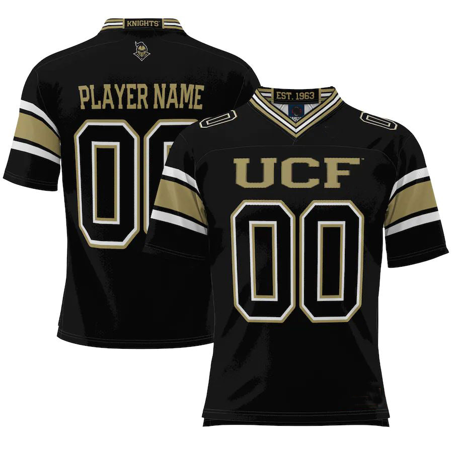 Custom Black Football Shirt Top