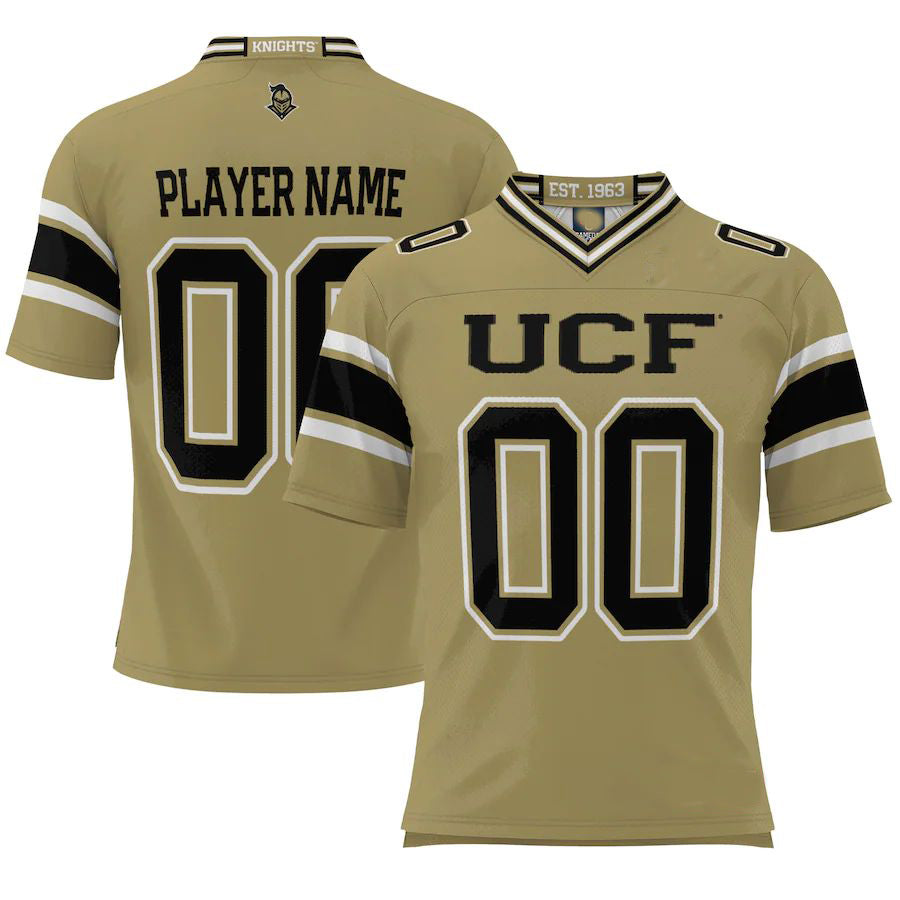 Custom Gold Football Shirt Top