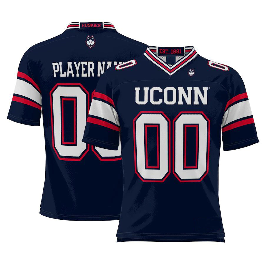 Custom Navy Football Shirt Top