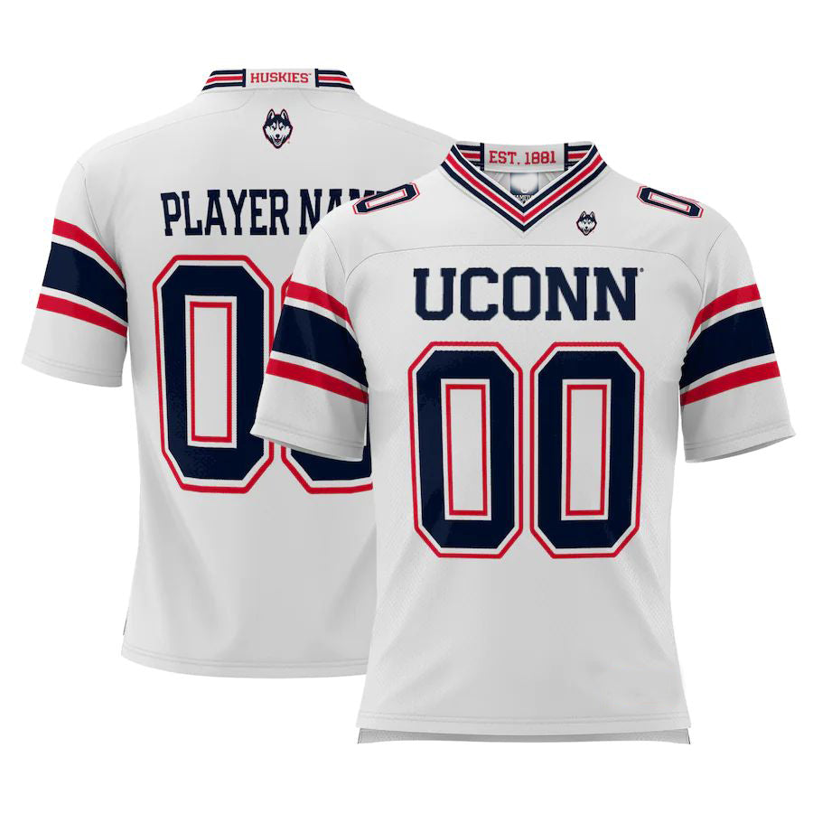 Custom White Football Shirt Top