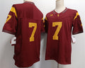 Custom #7 Red 2023 College Shirt Top