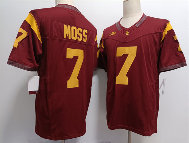 Custom #7 Red 2023 College Shirt Top