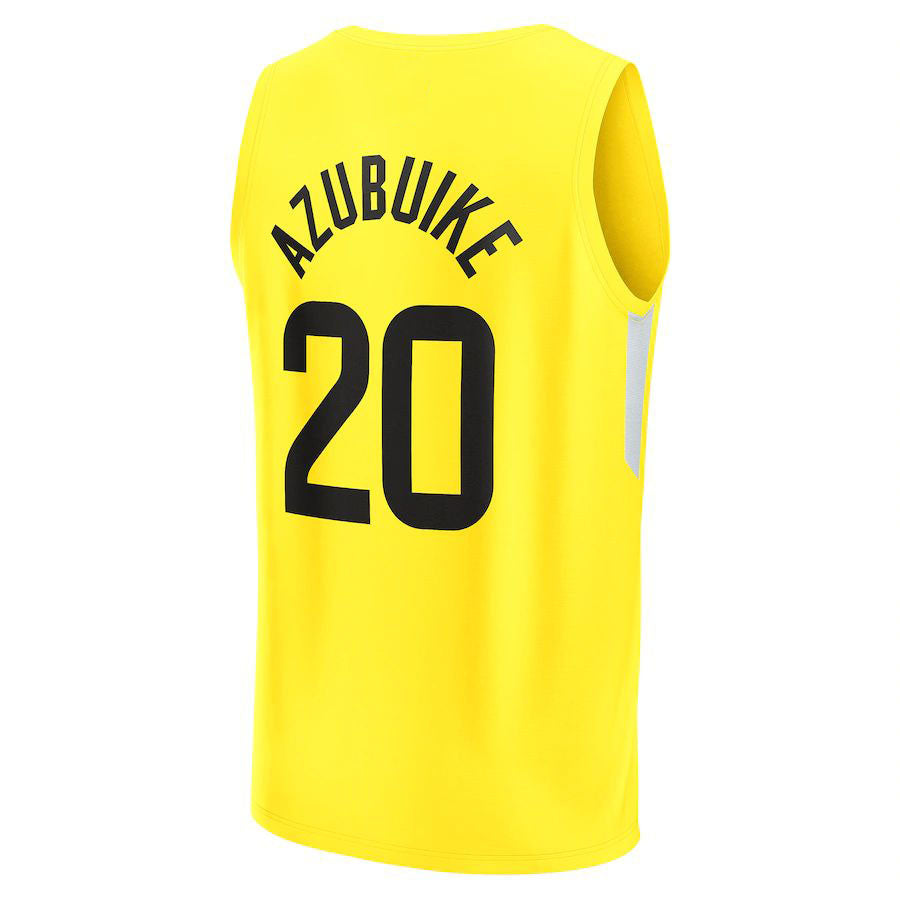 Custom #20 Yellow 2022 UTA Basketball Shirt Top