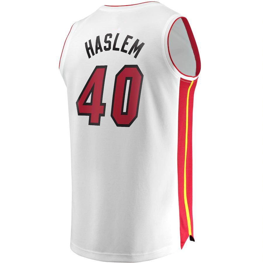 Custom #40 White MIA Basketball Shirt Top