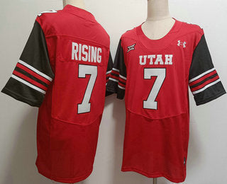 Custom #7 Red 2024 Football Shirt Top