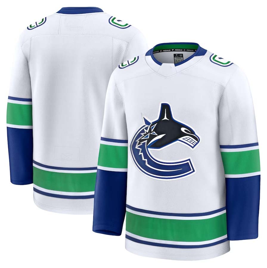 Custom White VAN Hockey Shirt Top