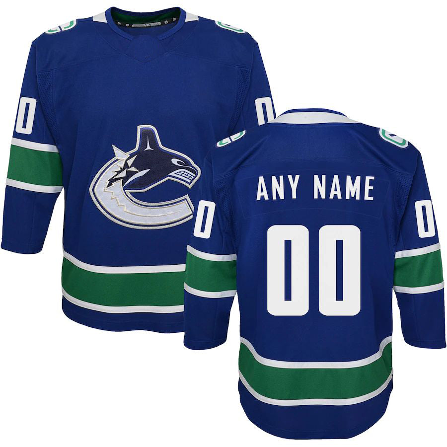 Custom Blue VAN Hockey Shirt Top