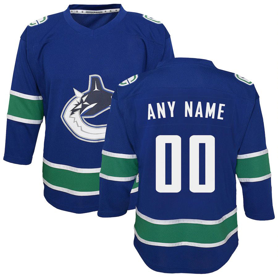 Custom Blue VAN Hockey Shirt Top