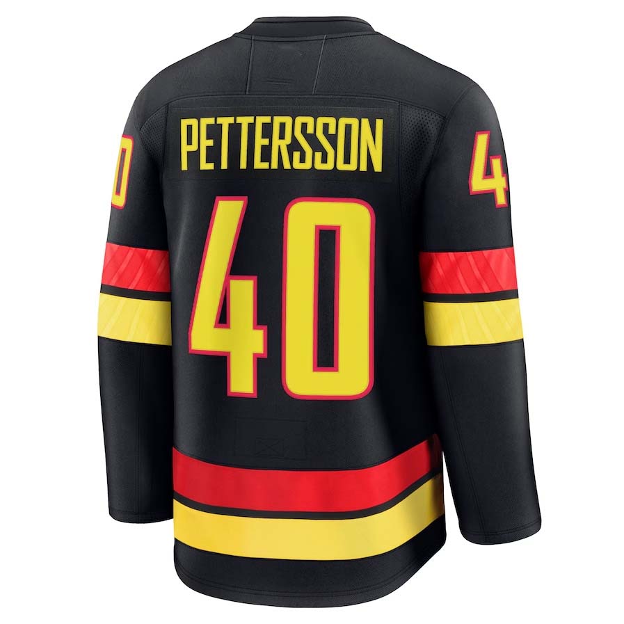 Custom #40 Black VAN Hockey Shirt Top