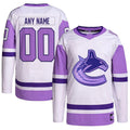 Custom White VAN Hockey Shirt Top