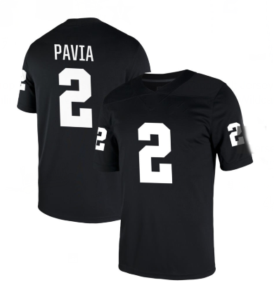 Custom #2 Black Football Shirt Top