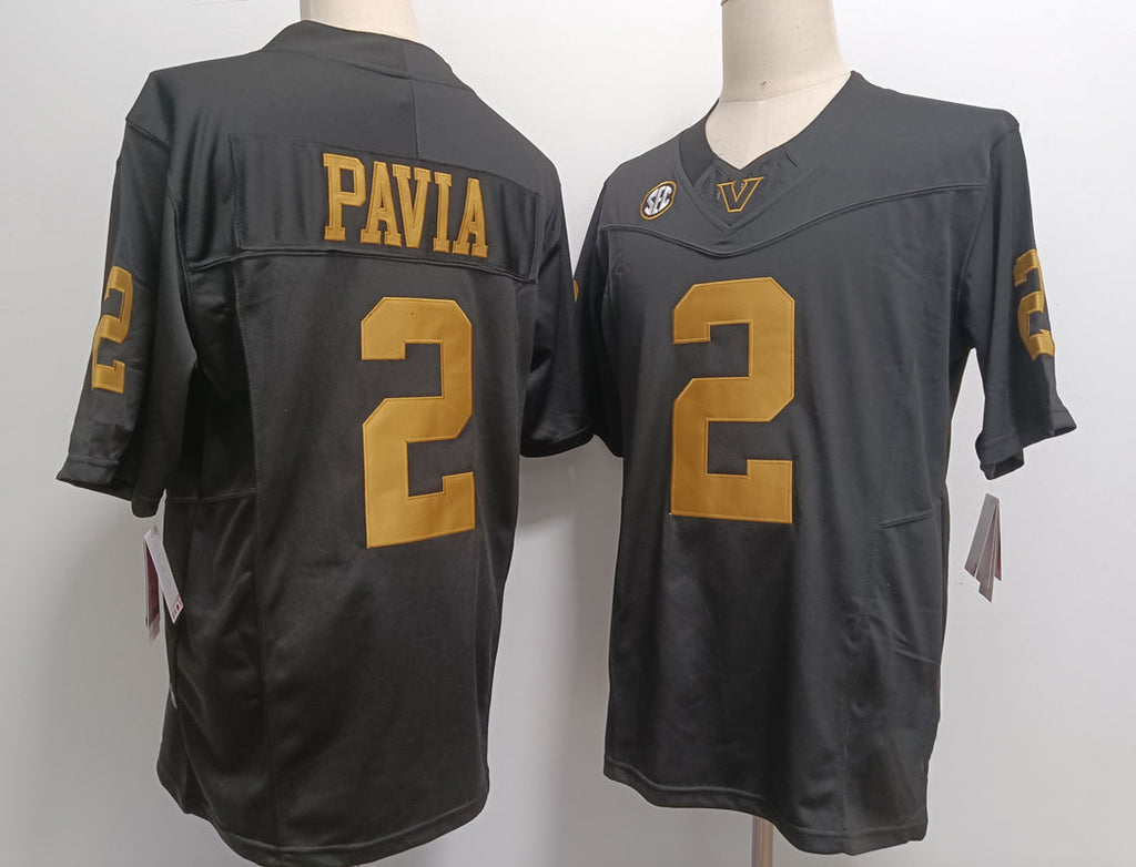 Custom #2 Black Football Shirt Top