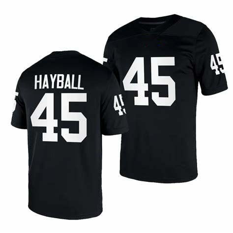 Custom #45 Black Football Shirt Top