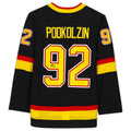 Custom #92 Black VAN Hockey Shirt Top