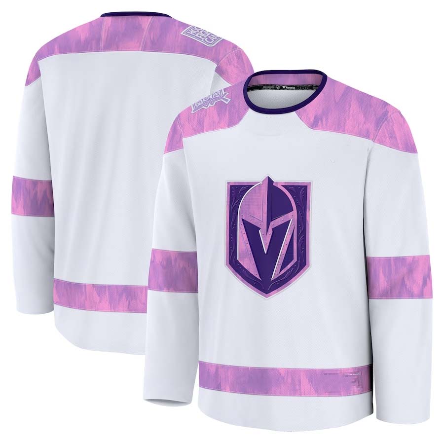 Custom White 2024 VGK Hockey Shirt Top