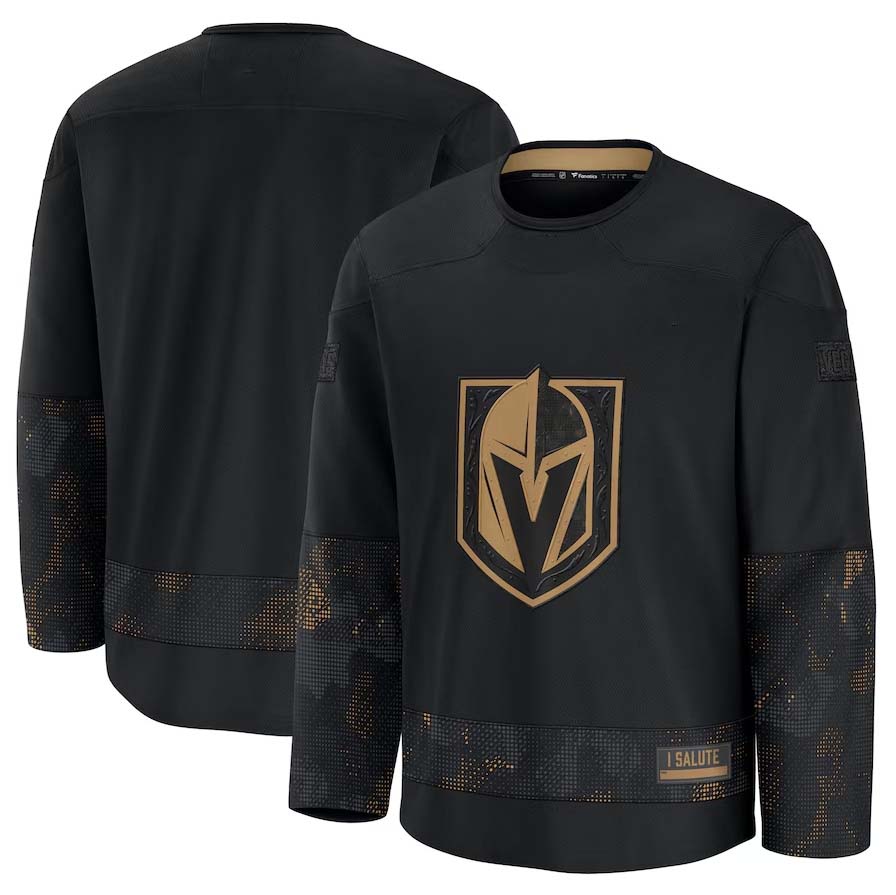 Custom Black 2024 VGK Hockey Shirt Top