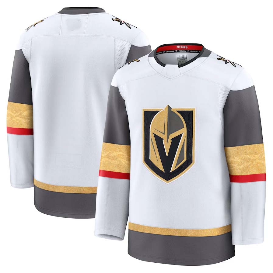 Custom White VGK Hockey Shirt Top