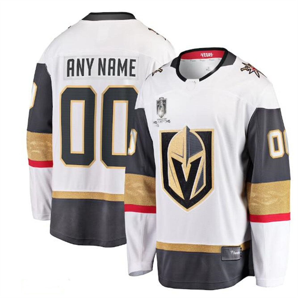 Custom White 2023 Stanley Cup VGK Hockey Shirt Top