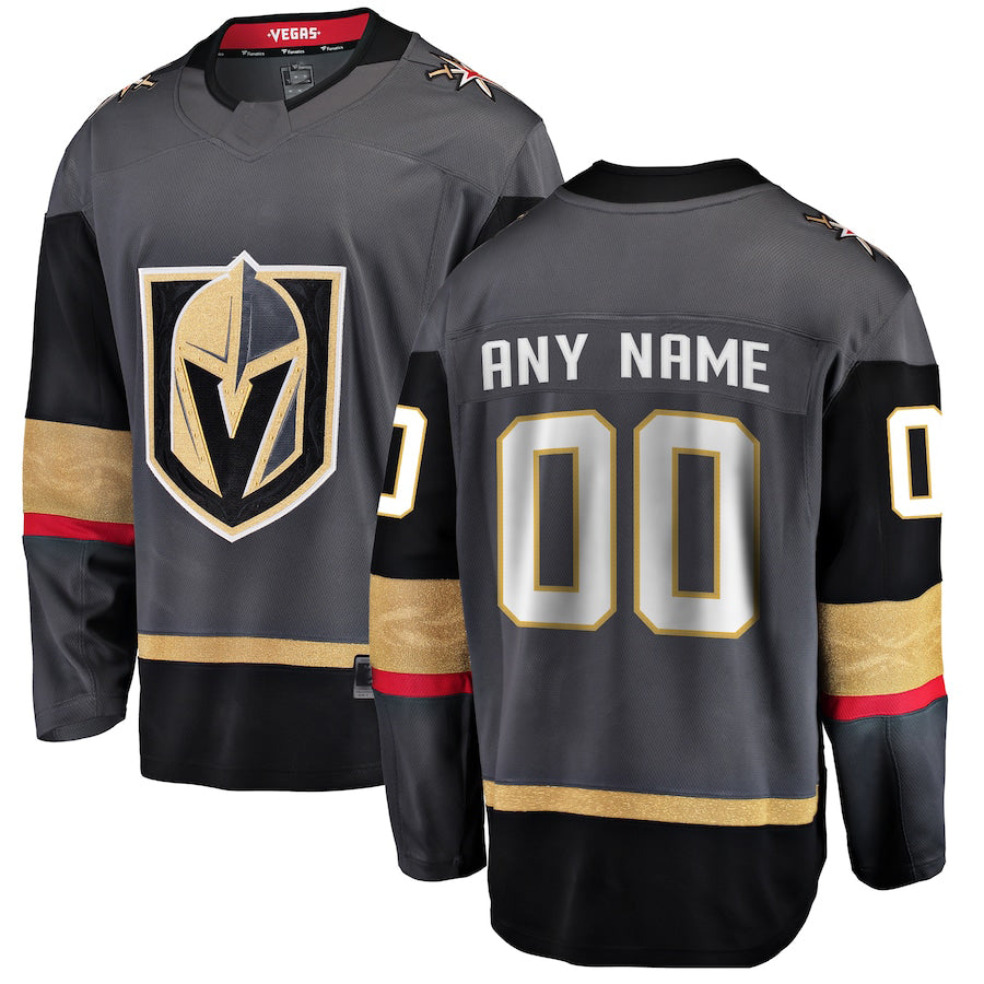 Custom Gray VGK Hockey Shirt Top
