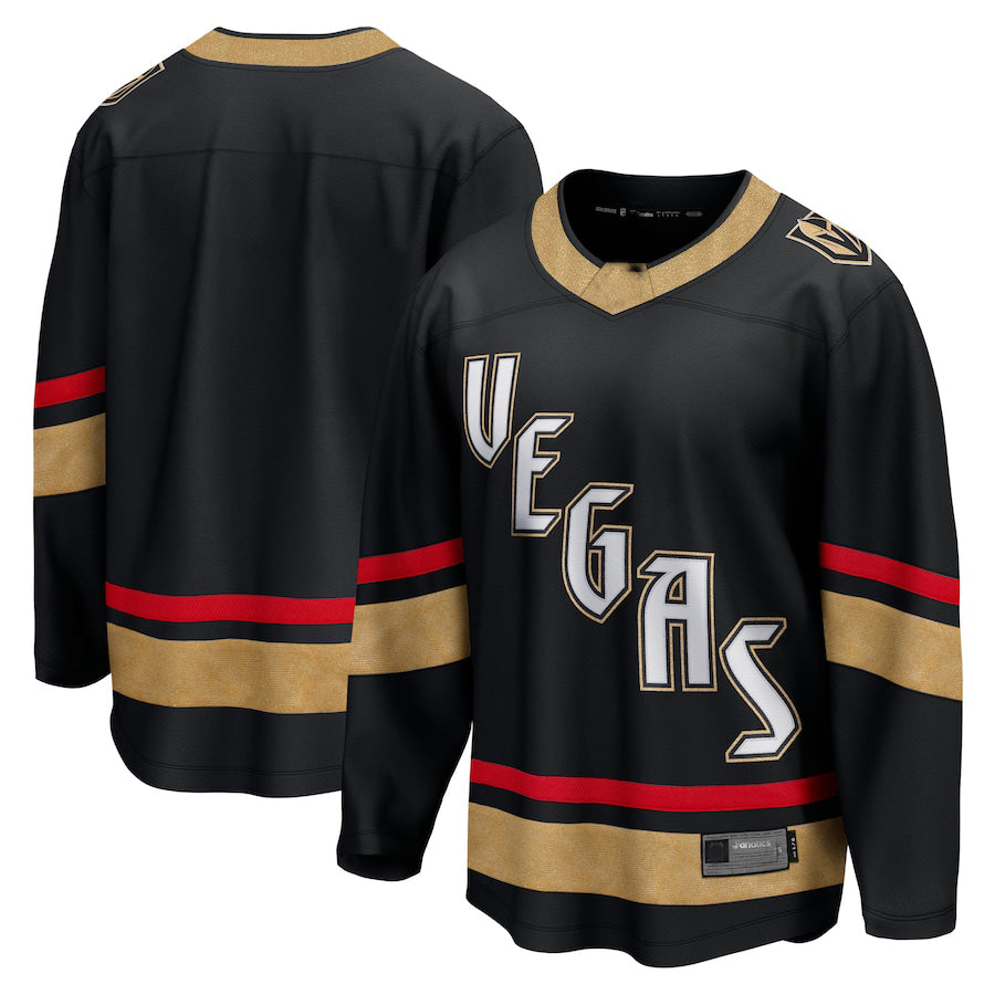 Custom Black VGK Hockey Shirt Top
