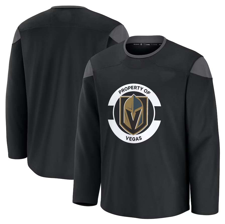 Custom Black VGK Hockey Shirt Top