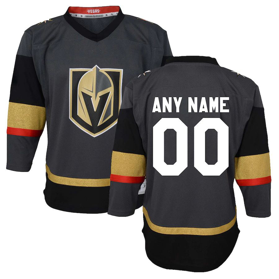 Custom Gray VGK Hockey Shirt Top