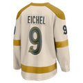 Custom #9 Cream 2024 VGK Hockey Shirt Top