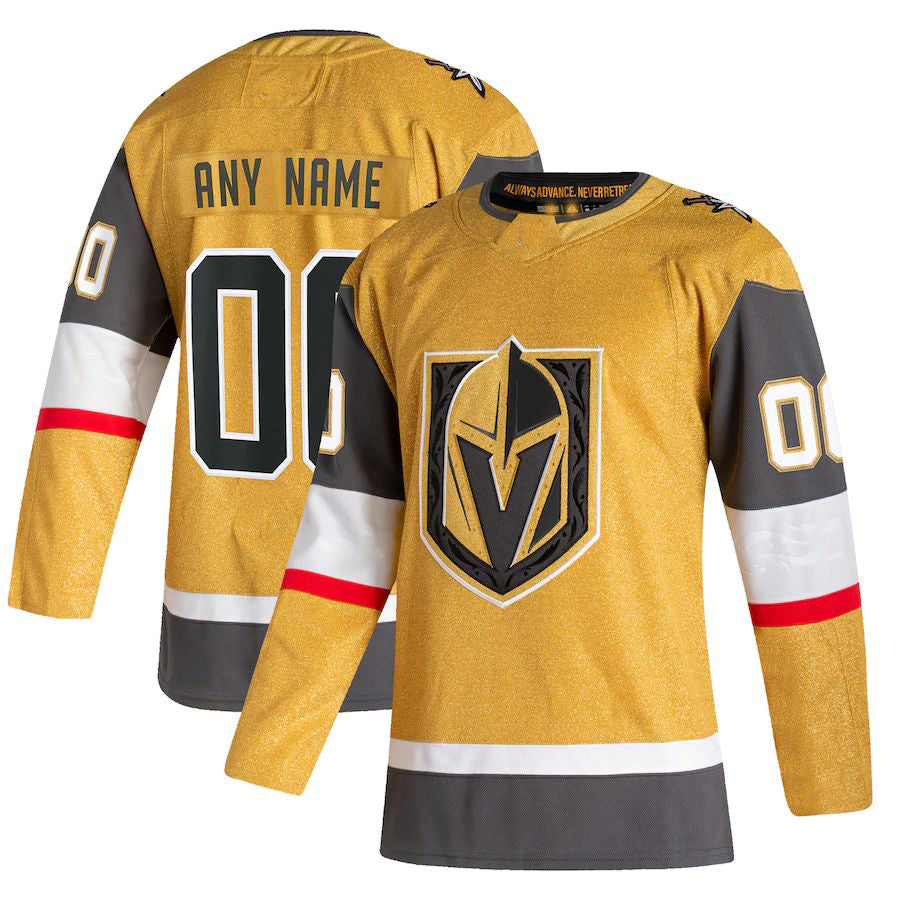 Custom #21 Gold 2020 VGK Hockey Shirt Top