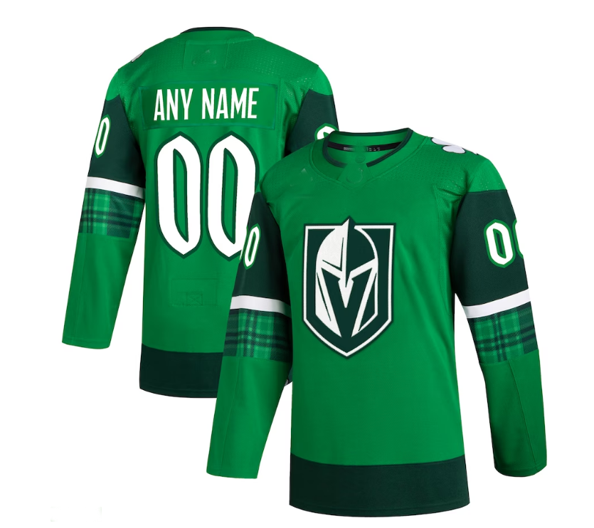 Custom Green 2023 VGK Hockey Shirt Top