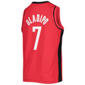 Custom #7 Red 2020 HOU Basketball Shirt Top