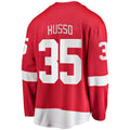Custom #35 Red DET Hockey Shirt Top