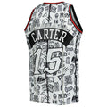 Custom #15 White 1998 TOR Basketball Shirt Top