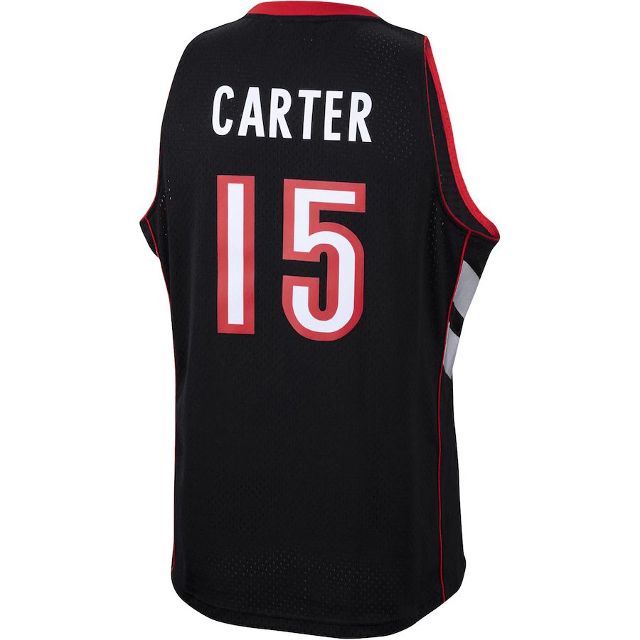 Custom #15 Black 1999 TOR Basketball Shirt Top