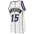 Custom #15 White 1998 TOR Basketball Shirt Top